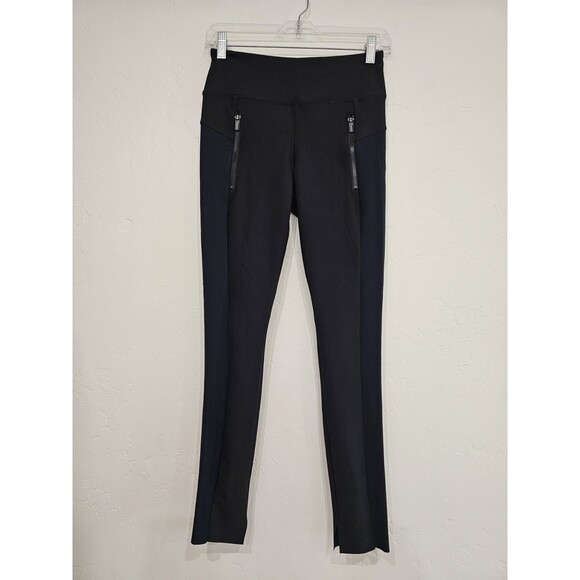 ATHLETA Stellar Tight Leggings Womens XS Black Blue - Picture 3 of 8